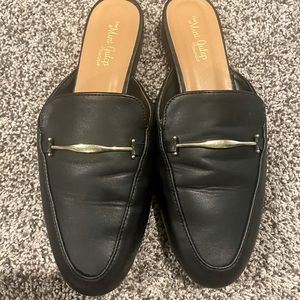 Black Mules, size 9